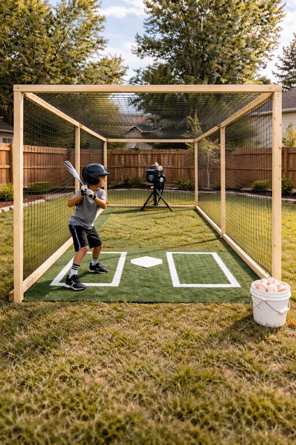 Batting cage BC-1000 8x8x16